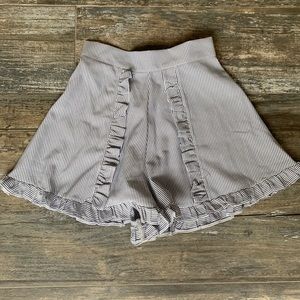 Lf flowy shorts size xs by love blue&white striped